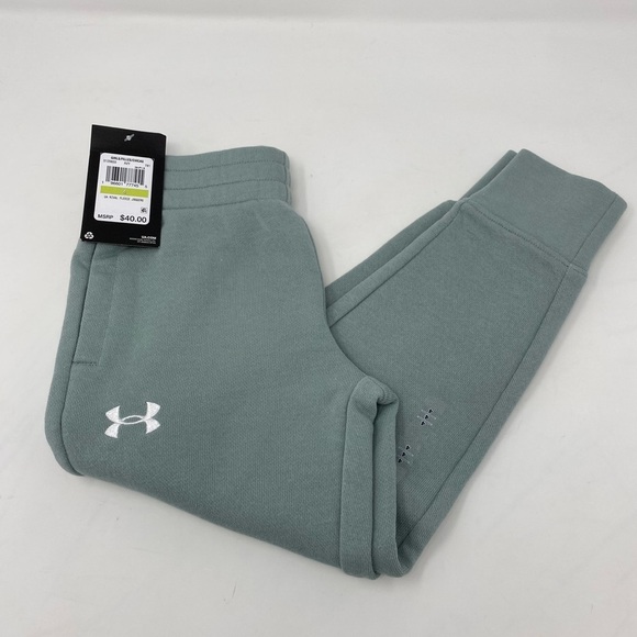 NEW - Girls Under Armour Fleece Joggers - Picture 1 of 7